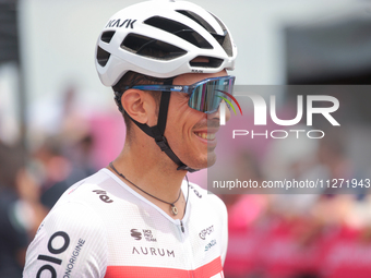 Mirco Maestri of Italy and Team Polti Kometa prior to the 107th Giro d'Italia 2024, Stage 12, a 193km stage from Martinsicuro to Fano is see...