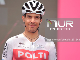 Mirco Maestri of Italy and Team Polti Kometa prior to the 107th Giro d'Italia 2024, Stage 12, a 193km stage from Martinsicuro to Fano is see...