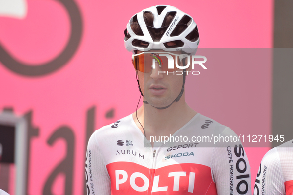 Davide Bais of Italy and Team Polti Kometa prior to the 107th Giro d'Italia 2024, Stage 12, a 193km stage from Martinsicuro to Fano is seen...