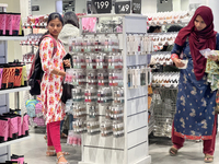 Women are shopping for beauty products at a Zudio store in Thiruvananthapuram (Trivandrum), Kerala, India, on April 04, 2024. (