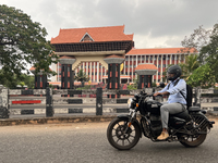 The Kerala Legislative Assembly building is standing in Thiruvananthapuram, Kerala, India, on April 01, 2024. The Kerala Legislative Assembl...