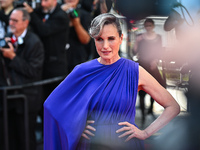 Andie Macdowell is attending the Red Carpet of the closing ceremony at the 77th annual Cannes Film Festival at Palais des Festivals in Canne...