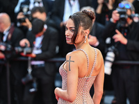 Elodie is attending the Red Carpet of the closing ceremony at the 77th annual Cannes Film Festival at Palais des Festivals in Cannes, France...