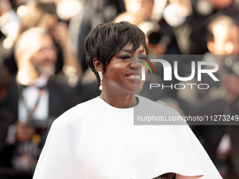Viola Davis is attending the Red Carpet of the closing ceremony at the 77th annual Cannes Film Festival at Palais des Festivals in Cannes, F...