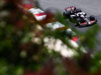 Kevin Magnussen of Haas during third practice ahead of the Formula 1 Grand Prix of Monaco at Circuit de Monaco in Monaco on May 25, 2024. (