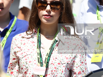 Lily Zneimer before qualifying ahead of the Formula 1 Grand Prix of Monaco at Circuit de Monaco in Monaco on May 25, 2024. (