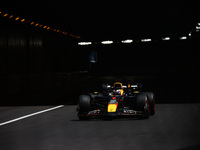 Max Verstappen of Red Bull Racing drives on the track during Practice 3 ahead of the F1 Grand Prix of Monaco at Circuit de Monaco on May 25,...