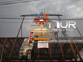 This Saturday, inhabitants of Culhuacan in the extreme south of Mexico City, are holding a procession to the Sanctuary of the Lord of Calvar...