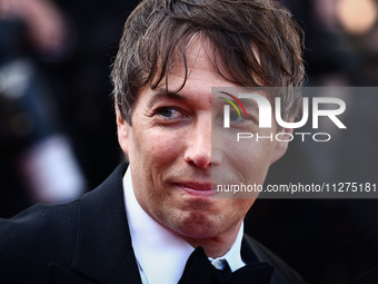 Sean Baker attends the Red Carpet of the closing ceremony at the 77th annual Cannes Film Festival at Palais des Festivals on May 25, 2024 in...