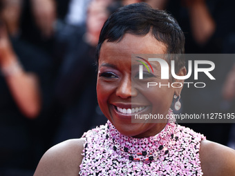 Mellody Hobson attends the Red Carpet of the closing ceremony at the 77th annual Cannes Film Festival at Palais des Festivals on May 25, 202...