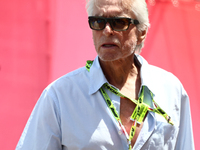Michael Douglas before the Formula 1 Grand Prix of Monaco at Circuit de Monaco in Monaco on May 26, 2023. (