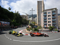 The race is starting during the FIA Formula One World Championship in Monte-Carlo, Monaco, on May 26, 2024. (