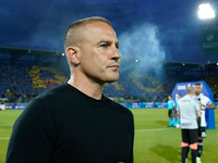 Fabio Cannavaro head coach of Udinese Calcio looks on during the Serie A TIM match between Frosinone Calcio and Udinese Calcio at Stadio Ben...