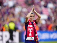 Aitana Bonmati of Barcelona and Spain celebrates victory after the UEFA Women's Champions League 2023/24 Final match between FC Barcelona an...