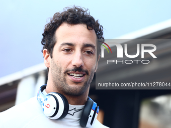 Daniel Ricciardo of RB before the Formula 1 Grand Prix of Monaco at Circuit de Monaco in Monaco on May 26, 2023. (