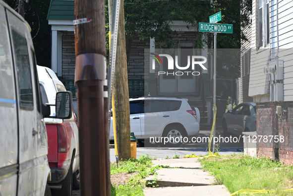 An adult male is being shot in Newark, New Jersey, United States, on May 26, 2024. At approximately 1:00 p.m., Sunday afternoon, police are...