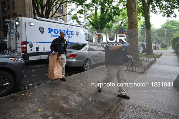 Crime scene investigators and the Office of the Chief Medical Examiner are collecting evidence as they investigate two people who are found...