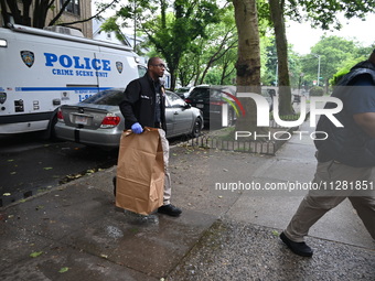 Crime scene investigators and the Office of the Chief Medical Examiner are collecting evidence as they investigate two people who are found...