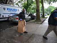 Crime scene investigators and the Office of the Chief Medical Examiner are collecting evidence as they investigate two people who are found...