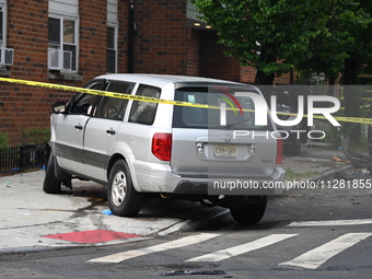 One person is dying after a vehicle collision following a police pursuit in Brooklyn, New York, on May 26, 2024. On Sunday, May 26, 2024, at...