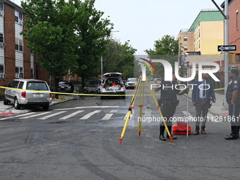 One person is dying after a vehicle collision following a police pursuit in Brooklyn, New York, on May 26, 2024. On Sunday, May 26, 2024, at...