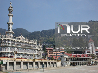 The Jama Masjid in Nainital, Uttarakhand, India, on April 21, 2024, is being built in 1882 during the British Era for Muslim soldiers servin...