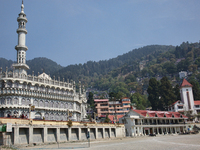 The Jama Masjid in Nainital, Uttarakhand, India, on April 21, 2024, is being built in 1882 during the British Era for Muslim soldiers servin...