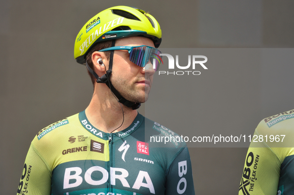 Maximilian Schachmann of Germany and Team BORA - hansgrohe prior to the 107th Giro d'Italia 2024, Stage 12, a 193km stage from Martinsicuro...