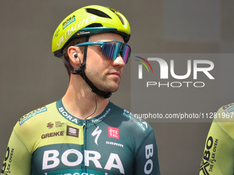 Maximilian Schachmann of Germany and Team BORA - hansgrohe prior to the 107th Giro d'Italia 2024, Stage 12, a 193km stage from Martinsicuro...