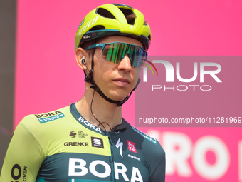 Patrick Gamper of Austria and Team BORA - hansgrohe prior to the 107th Giro d'Italia 2024, Stage 12, a 193km stage from Martinsicuro to Fano...