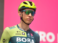 Patrick Gamper of Austria and Team BORA - hansgrohe prior to the 107th Giro d'Italia 2024, Stage 12, a 193km stage from Martinsicuro to Fano...