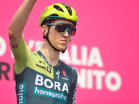 Giovanni Aleotti of Italy and Team BORA - hansgrohe prior to the 107th Giro d'Italia 2024, Stage 12, a 193km stage from Martinsicuro to Fano...