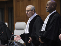 President Judge Nawaf Salam is ordering the courtroom to sit and the session to begin. The UN top court, the International Court of Justice...