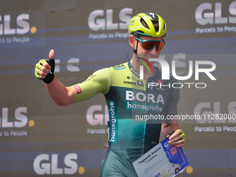 Ryan Mullen of Ireland and Team BORA - hansgrohe prior to the 107th Giro d'Italia 2024, Stage 12, a 193km stage from Martinsicuro to Fano is...