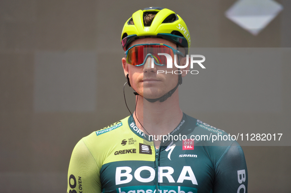 Florian Lipowitz of Germany and Team BORA - hansgrohe prior to the 107th Giro d'Italia 2024, Stage 12, a 193km stage from Martinsicuro to Fa...