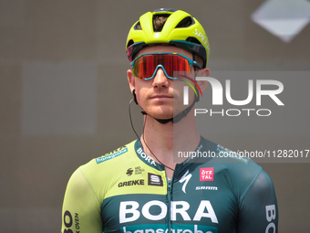 Florian Lipowitz of Germany and Team BORA - hansgrohe prior to the 107th Giro d'Italia 2024, Stage 12, a 193km stage from Martinsicuro to Fa...