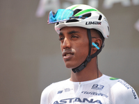 Henok Mulubrhan of Eritrea and Astana Qazaqstan Team prior to the 107th Giro d'Italia 2024, Stage 12, a 193km stage from Martinsicuro to Fan...