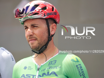 Simone Velasco of Italy and Astana Qazaqstan Team prior to the 107th Giro d'Italia 2024, Stage 12, a 193km stage from Martinsicuro to Fano i...