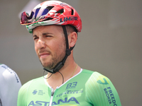 Simone Velasco of Italy and Astana Qazaqstan Team prior to the 107th Giro d'Italia 2024, Stage 12, a 193km stage from Martinsicuro to Fano i...