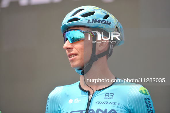 Lorenzo Fortunato of Italy and Astana Qazaqstan Team prior to the 107th Giro d'Italia 2024, Stage 12, a 193km stage from Martinsicuro to Fan...