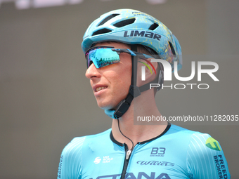 Lorenzo Fortunato of Italy and Astana Qazaqstan Team prior to the 107th Giro d'Italia 2024, Stage 12, a 193km stage from Martinsicuro to Fan...