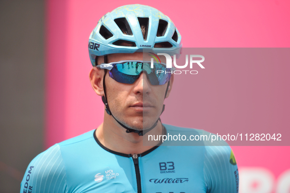 Davide Ballerini of Italy and Astana Qazaqstan Team prior to the 107th Giro d'Italia 2024, Stage 12, a 193km stage from Martinsicuro to Fano...