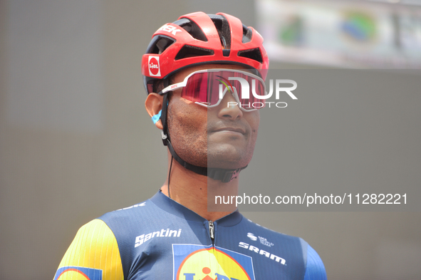 Amanuel Ghebreigzabhier of Eritrea and Team Lidl - Trek prior to the 107th Giro d'Italia 2024, Stage 12, a 193km stage from Martinsicuro to...