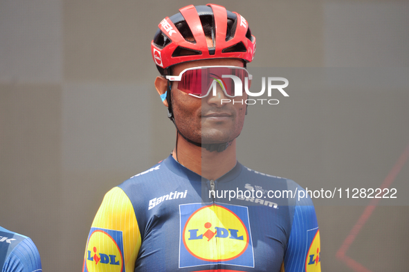 Amanuel Ghebreigzabhier of Eritrea and Team Lidl - Trek prior to the 107th Giro d'Italia 2024, Stage 12, a 193km stage from Martinsicuro to...