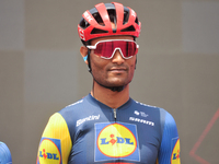 Amanuel Ghebreigzabhier of Eritrea and Team Lidl - Trek prior to the 107th Giro d'Italia 2024, Stage 12, a 193km stage from Martinsicuro to...