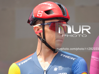 Andrea Bagioli of Italy and Team Lidl - Trek prior to the 107th Giro d'Italia 2024, Stage 12, a 193km stage from Martinsicuro to Fano is see...