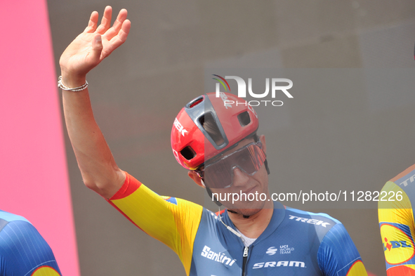 Juan Pedro Lopez of Spain and Team Lidl - Trek prior to the 107th Giro d'Italia 2024, Stage 12, a 193km stage from Martinsicuro to Fano is s...