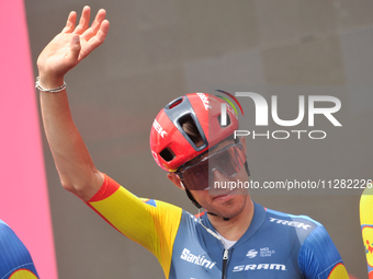 Juan Pedro Lopez of Spain and Team Lidl - Trek prior to the 107th Giro d'Italia 2024, Stage 12, a 193km stage from Martinsicuro to Fano is s...