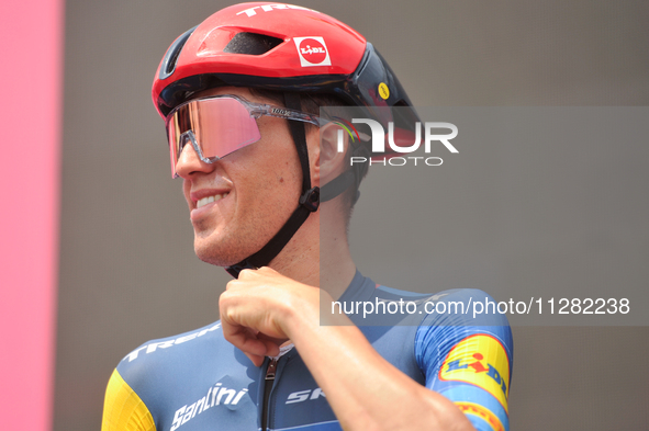 Juan Pedro Lopez of Spain and Team Lidl - Trek prior to the 107th Giro d'Italia 2024, Stage 12, a 193km stage from Martinsicuro to Fano is s...