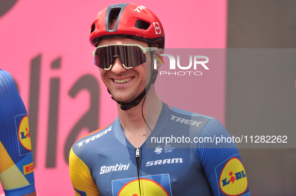 Jasper Stuyven of Belgium and Team Lidl - Trek prior to the 107th Giro d'Italia 2024, Stage 12, a 193km stage from Martinsicuro to Fano is s...